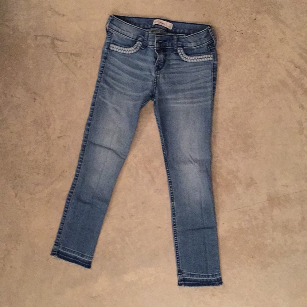 Abercrombie kids girl’s cropped jeans